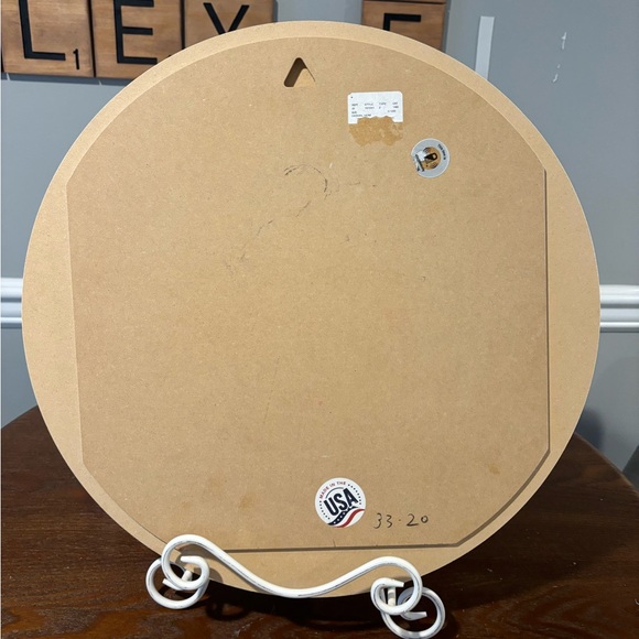 Home Decor - Gather Together Wooden Round Sign & White Stand -17 in. Width - Picture 9 of 10